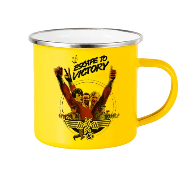 Escape to victory — Yellow Enamel Metallic Cup 360ml
