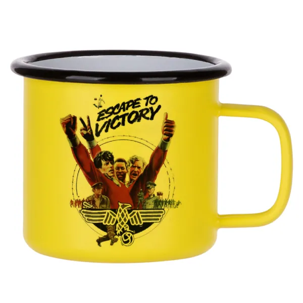 Escape to victory — Κούπα Μεταλλική εμαγιέ ΜΑΤ Κίτρινη 360ml