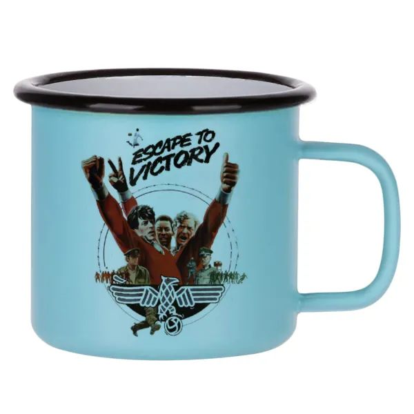 Escape to victory — Κούπα Μεταλλική εμαγιέ ΜΑΤ σιέλ 360ml