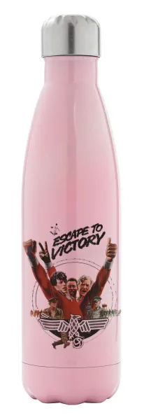 Escape to victory — Metal mug thermos Pink Iridiscent (Stainless steel), double wall, 500ml