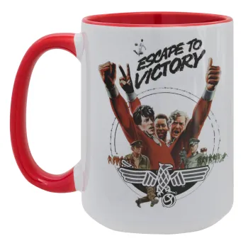 Escape to victory, Κούπα Mega 15oz, κεραμική Κόκκινη, 450ml