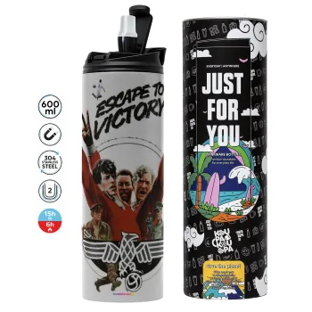 Escape to victory, Tumbler stainless steel GREY 600ml