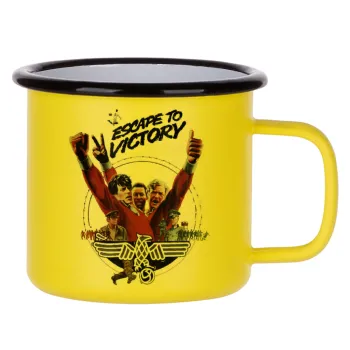 Escape to victory, Metallic enamel MATT Yellow cup 360ml