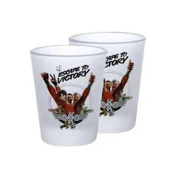 Escape to victory, Σφηνοπότηρα γυάλινα 45ml του πάγου (2 τεμάχια)