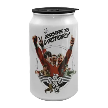 Escape to victory, Κούπα ταξιδιού μεταλλική με καπάκι (tin-can) 500ml