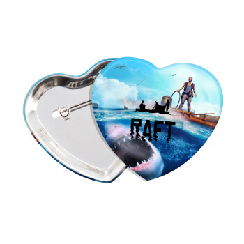raft, Κονκάρδα παραμάνα καρδιά (57x52mm)