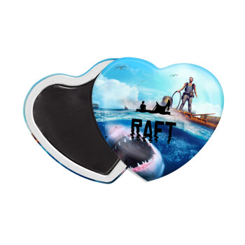 raft, Μαγνητάκι καρδιά (57x52mm)