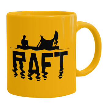raft, Κούπα, κεραμική κίτρινη, 330ml (1 τεμάχιο)