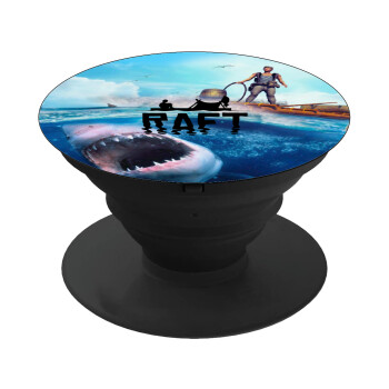 raft, Pop Socket Μαύρο Βάση Στήριξης Κινητού στο Χέρι