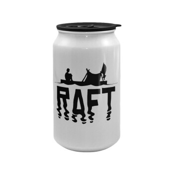raft, Κούπα ταξιδιού μεταλλική με καπάκι (tin-can) 500ml