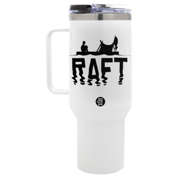 raft, Mega Stainless steel Tumbler with lid, double wall 1,2L