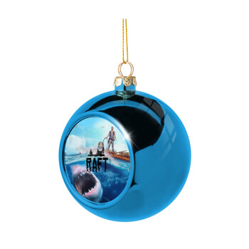 raft, Χριστουγεννιάτικη μπάλα δένδρου Μπλε 8cm