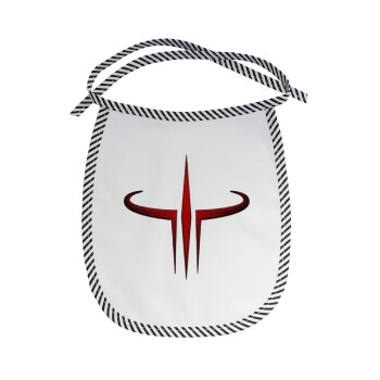 Quake 3 arena, Σαλιάρα μωρού αλέκιαστη με κορδόνι Μαύρη