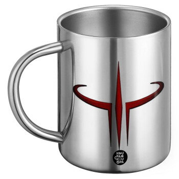 Quake 3 arena, Ανοξείδωτη Μεταλλική Κούπα 450ml - Διπλού Τοιχώματος
