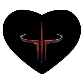 Quake 3 arena, Mousepad heart 23x20cm