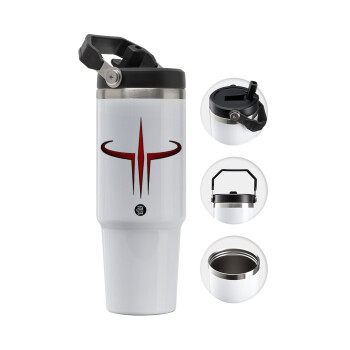 Quake 3 arena, 30oz stainless Steel Tumbler with Handle