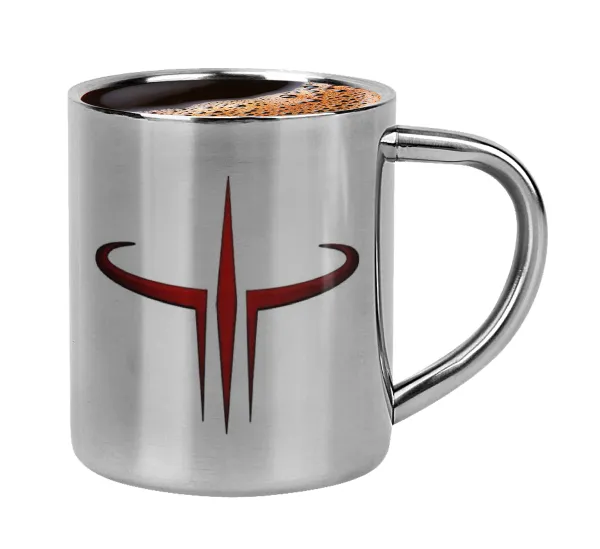 Quake 3 arena — Κουπάκι μεταλλικό διπλού τοιχώματος για espresso (220ml)