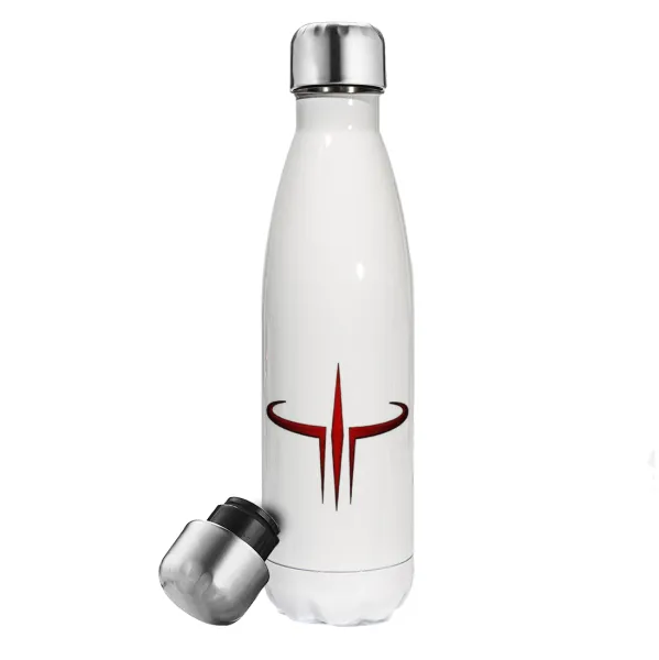 Quake 3 arena — Metal mug thermos White (Stainless steel), double wall, 500ml