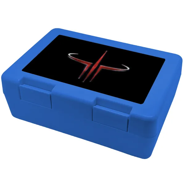 Quake 3 arena — Παιδικό δοχείο κολατσιού ΜΠΛΕ 185x128x65mm (BPA free πλαστικό)
