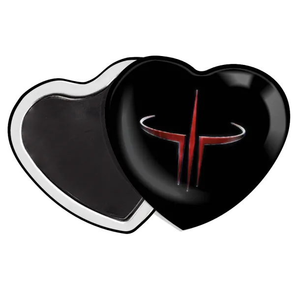 Quake 3 arena — Heart magnet (57x52mm)