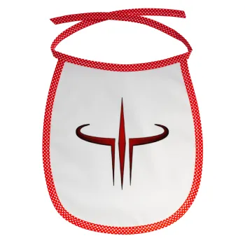 Quake 3 arena, Σαλιάρα μωρού αλέκιαστη με κορδόνι Κόκκινη