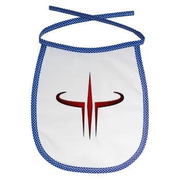 Quake 3 arena, Σαλιάρα μωρού αλέκιαστη με κορδόνι Μπλε