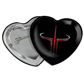 Quake 3 arena, Κονκάρδα παραμάνα καρδιά (57x52mm)