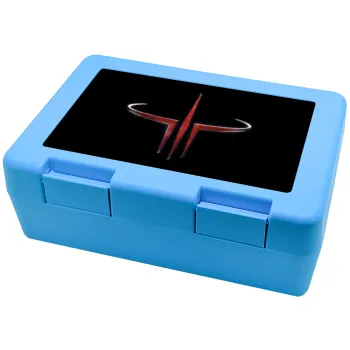 Quake 3 arena, Παιδικό δοχείο κολατσιού ΓΑΛΑΖΙΟ 185x128x65mm (BPA free πλαστικό)