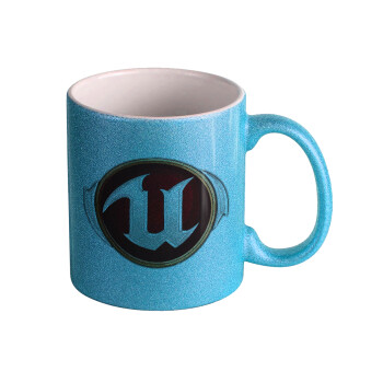 Unreal, Κούπα Σιέλ Glitter που γυαλίζει, κεραμική, 330ml