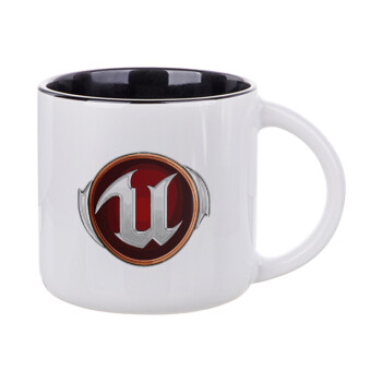 Unreal, Κούπα κεραμική 400ml Λευκή/Μαύρη