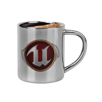 Unreal, Double-wall metal cup for espresso (220ml)