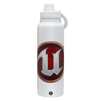 Unreal, 1L Stainless Steel Thermal Bottle with Phone Holder & Double Wall Insulation
