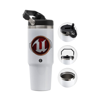Unreal, 30oz stainless Steel Tumbler with Handle