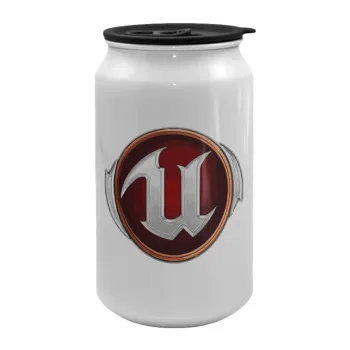 Unreal, Κούπα ταξιδιού μεταλλική με καπάκι (tin-can) 500ml