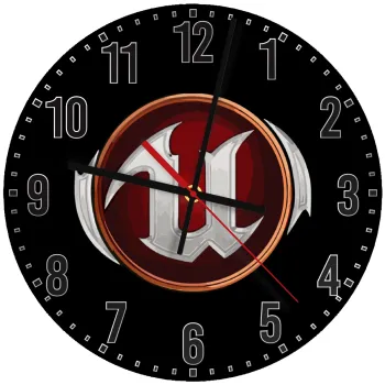 Unreal, Ρολόι τοίχου ξύλινο (30cm)