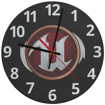 Unreal, Ρολόι τοίχου γυάλινο (30cm)