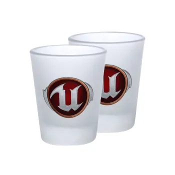 Unreal, Σφηνοπότηρα γυάλινα 45ml του πάγου (2 τεμάχια)