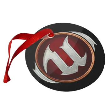 Unreal, Christmas ornament glass 9cm