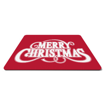 Merry Christmas classical, Mousepad rect 27x19cm