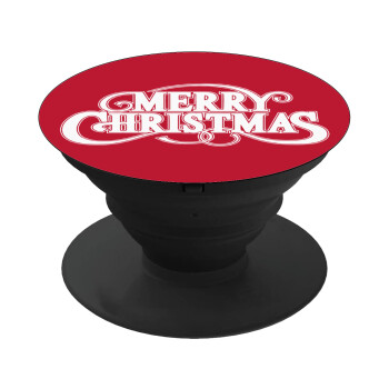 Merry Christmas classical, Pop Socket Μαύρο Βάση Στήριξης Κινητού στο Χέρι