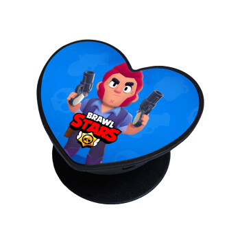 Brawl Stars Colt, Phone Holders Stand  καρδιά Μαύρο Βάση Στήριξης Κινητού στο Χέρι