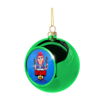 Brawl Stars Colt, Green Christmas tree ornament ball 8cm