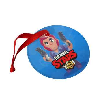 Brawl Stars Colt, Christmas ornament glass 9cm