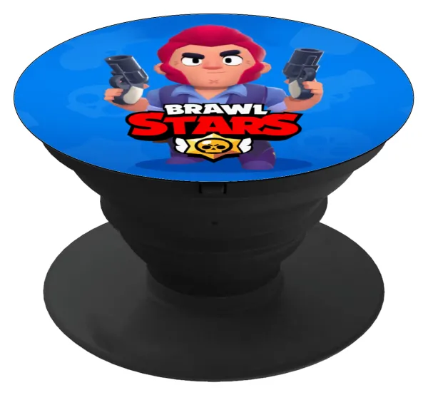 Brawl Stars Colt — Phone Holders Stand  Black Hand-held Mobile Phone Holder