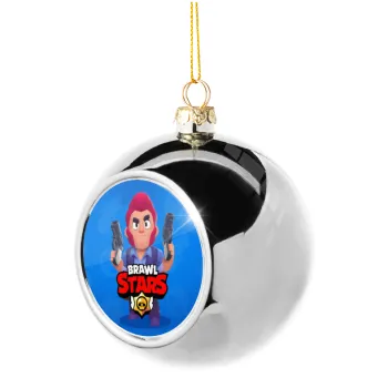 Brawl Stars Colt, Silver 8cm Christmas tree ball ornament