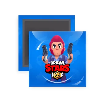 Brawl Stars Colt, Μαγνητάκι ψυγείου τετράγωνο διάστασης 5x5cm