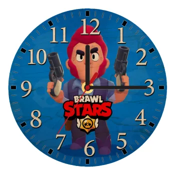 Brawl Stars Colt, Ρολόι τοίχου ξύλινο plywood (20cm)