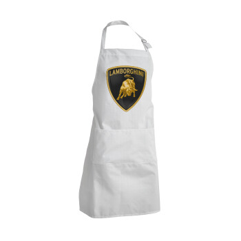 Lamborghini, Adult Chef Apron (with sliders and 2 pockets)