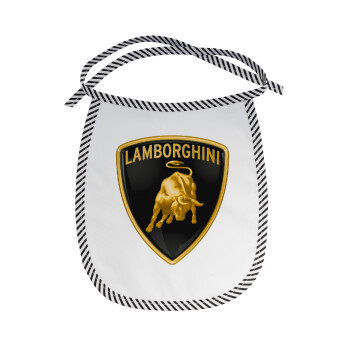 Lamborghini, Σαλιάρα μωρού αλέκιαστη με κορδόνι Μαύρη