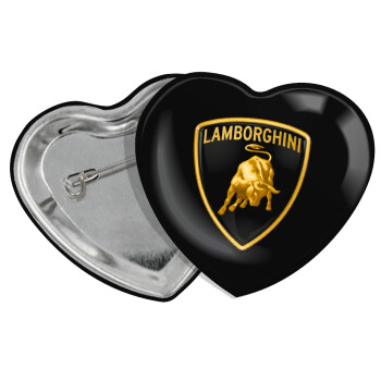 Lamborghini, Κονκάρδα παραμάνα καρδιά (57x52mm)